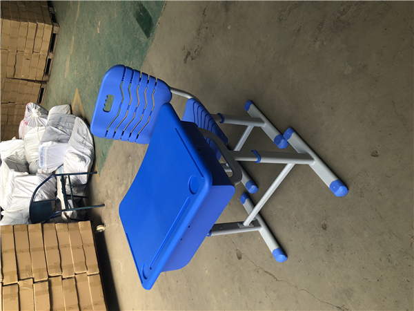 ABS深藍(lán)色單人課桌椅