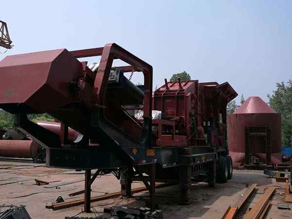 寧夏柴油移動破碎機設(shè)計案例